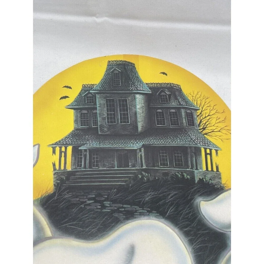 VINTAGE BEISTLE HALLOWEEN GHOST DIE CUT CARDSTOCK DECORATION